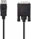 Nedis DisplayPort male - DVI Cable male 1m (CCGP37200BK10) Nedis DisplayPort male - DVI Cable male 1m (CCGP37200BK10)